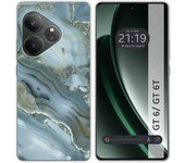 Tumundosmartphone Funda Silicona para Realme GT 6 / GT 6T 5G diseño Mármol 09 Dibujos