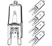 G9 Halogen Bulbs, 5 Pack 28W G9 Bulbs 230V 370Lm 2800K Warm White Light for Kitchen, Living Room and Bedroom (Pack of 5)