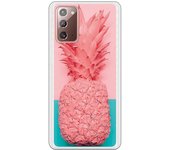 Funda compatible con Samsung Galaxy Note 20 - piña rosa