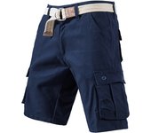 Mens Casual Cargo Shorts Outdoor Sports Half Pants Bermuda Shorts American Style Streetwear Breathable Comfortable Shorts Grey