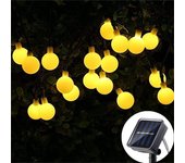 100/50/20LED Ball Solar String Lights Fairy Holiday Decorations Christmas Wedding Birthday Party Courtyard Garden Outdoor Decor