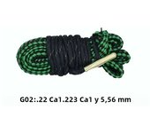 Tactical Cleaning Kit Hunting G01 To G04 Cleaner Barrel Caliber Rope 12ga 20ga .22 .223 .308 7.62x39 Strap Cleaning Kit