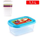 FIAMBRERA RECTANGULAR 1,1 LITROS 11722 PLASTICFORTE