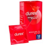 Durex Preservativos Sensitivo Suave Easy On 12 Unidades