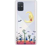 Funda compatible con Samsung Galaxy A71 - Noche terrorifica