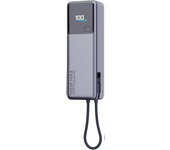 Xiaomi Power Bank Integrated Cable (Cable Integrado) 10000mAh 165W, PowerBank con Capacidad de Auto-Recarga de Hasta 90 W, Puertos Duales con una Salida Máxima Simultánea de hasta 165 W