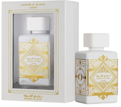 BADEE AL OUD HONOR AND GLORY WHITE LATTAFA EDP PERFUME ARABE ESPAÑA STOCK