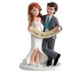 Figura Pastel Just Married Figuras de Novios Pastel Tarta para Bodas