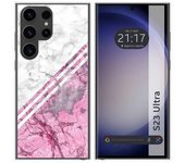 Funda Silicona para Samsung Galaxy S23 Ultra 5G diseño Mármol 03 Dibujos