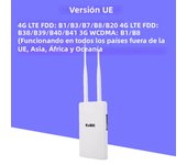 KuWFi Waterproof Outdoor 300Mbps WiFi Router CAT4 4G LTE Routers 3G/4G SIM Card Router Modem for IP Camera/Outside WiFi Coverage