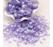 Sequin Matte White Color 10mm Cup Five Finger Flower Sequins Paillettes Sewing Wedding Craft Women Garments Accessories 10g/lot