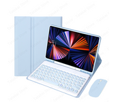 For Galaxy Tab A9+ A9 Plus 11 inch SM-X210 X216 X218,BT Wireless Keyboard Spanish,Stand Case with Pencil Holder