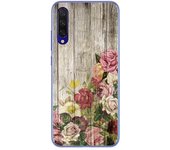 Tumundosmartphone Funda Gel Tpu para Xiaomi Mi 9 Lite diseño Madera 08 Dibujos