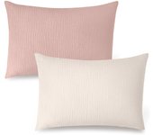 Funda de almohada de hilo de algodón para niños, funda de almohada de algodón transpirable, tipo sobre, funda de almohada para niños, funda de almohada de viaje, adecuada para varios tamaños