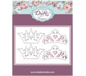 DAYKA TRADE                         SILUETAS CARTÓN SET CORONAS QUEEN