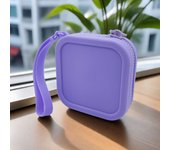 Vintage Silicone Organizer Wallet Coin Purse Waterproof Zipper Earphone Bag Travel Pouch Students
