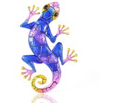 Metal Gecko Yard Garden Decoration Outdoor Statues Home-garden Wall Decor Miniature Accessories Sculpture Lizard Ornaments