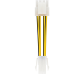 CABLE ALIMENTACION NANO CABLE 4PIN/H 4+4PIN/M 15CM