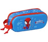 SAFTA  PORTATODO DOBLE 3D SPIDEY MOCHILAS 3D SPIDEY 6x21x8 Cms.