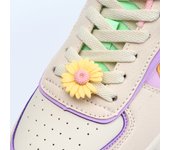 1 Pcs Chrysanthemum Sunflowers Shoes Charms Clip Little Daisy Flower Shoelaces Decoration Garden Shoe Accessories Buckle Women