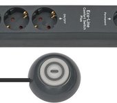 Brennenstuhl-1159560516-Base múltiple Eco-Line Comfort Switch Plus con interruptor mano/pie