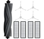 Accesorios para Dreame L10s Ultra, L10 Ultra, L10 Prime, 1 cepillo principal, 4 filtros, 4 cepillos laterales para Dreame L10s Ultra, repuestos para el robot aspirador Dreame L10 Ultra