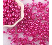 10g Random Mix 3-10mm No Hole ABS Imitation Pearl Bead For Vase Filler Makeup Brush For DIY  Jewelry Making  Decor  F0912