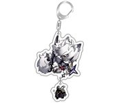 Zenless Zone Zero Anby Demara Billy The Kid Cartoon Keychain Plastic Keyring Bag Tag Cos Accessory
