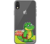 Tumundosmartphone Funda Gel Transparente para Iphone Xr diseño Coco Dibujos