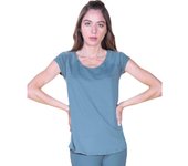 Camiseta mujer deporte manga corta t-shirt t-shirt transpirable gym fitness running Ditchil