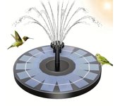 Fuente solar with Bomba de Agua de 6 Boquillas, apta para la circulación del agua en Piscinas de Jardín y Piscinas.