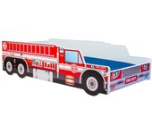 Cama de criança com colchão e estrado incluídos 140 x 70 Kobi Fire Truck