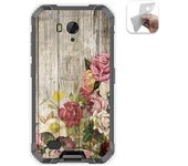 Tumundosmartphone Funda Gel Tpu para Ulefone Armor X6 diseño Madera 08 Dibujos