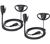 Walkie Talkie Earpiece, D-Shape Police Security Headset Compatible with Baofeng UV-5R BF-888S UV-82 Wouxun Kenwood 2 Way Radio