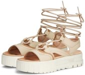 Sandalias de Plataforma Puma Mayze Sandal Laces para niñas en color beige