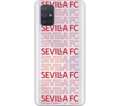 Funda original compatible con Samsung Galaxy A71 - Sevilla FC Clear