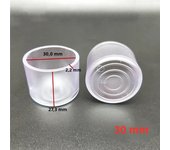 16Pcs Silicone Table Chair Leg Tips Caps Black/Transparent Non-slip Floor Protector Furniture Bottom Reduce Noise End Covers