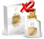 2 UNIDADES Greet White Eau de Parfum pour femme 100ml Montage Brands Fragancia inspirada en otros perfumes Perfume Mujer