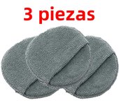 1/2/3pcs 5-inch Round Car Care Microfiber Pocket Sponge Auto Wax Applicator Pad Car Detailing Hand Polishing Pad Car Polish