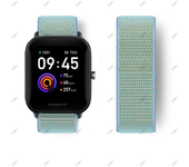 20mm/22mm watch band For Amazfit GTR/GTS 4-3-2-2e/GTR 42mm-47mm/bip-U-S-lite Nylon Loop strap sport correa amazfit gts 4-2 mini