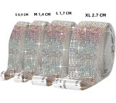 1 Yard Crystal Diamond Sticker Rhinestone Strip Sheet Self Self Adhesive Ribbon DIY Handmade Arts Crafts Car Phone Decoration