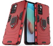 Max Power Digital Funda para móvil Xiaomi Redmi 10 Carcasa Magnética con Anillo Imán Antigolpes Resistente Rígida Dura [Tecnología de Absorción de Golpes]