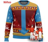 Avatar The Last Airbender Christmas Time Ugly Christmas Sweater Christmas Sweater Gift Santa Claus Pullover Kids 3D Sweatshirt