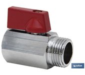 Válvula esfera hexagonal m-h r-3/4