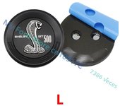 1PC 150mm car trunk emblem sticker high quality for Mustang 5.0 ROUSH SHELBY GT 500 Cobra LAGUNA SECA trunk personalized styling