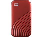 SANDISK MY PASSPORT TM SSD 500GB, RED, 1050MB/S READ, 1000MB/S WRITE, PC & MAC COMPATIABLE