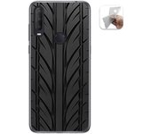 Tumundosmartphone Funda Gel Tpu para Alcatel 1S 2020 / 3L 2020 diseño Neumatico Dibujos
