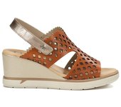 FLUCHOS F1972 Sandalias Abiertas Mujer Marrón