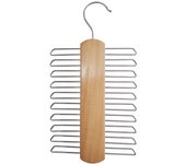 Shoppe house - Percha para cinturón, bufanda, corbatas, Colgador de Corbatas Giratorio de 360 ​​Grados, con 20 Estantes
