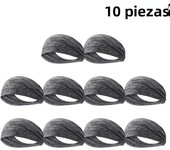 10PCS-1 Sports Sweatband Breathable Absorbent Headband Ultra-Thin Sweat Hair Head Band Soft Smooth Outdoor Sport Yoga Headband